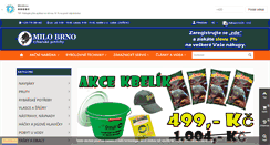 Desktop Screenshot of milobrno.cz
